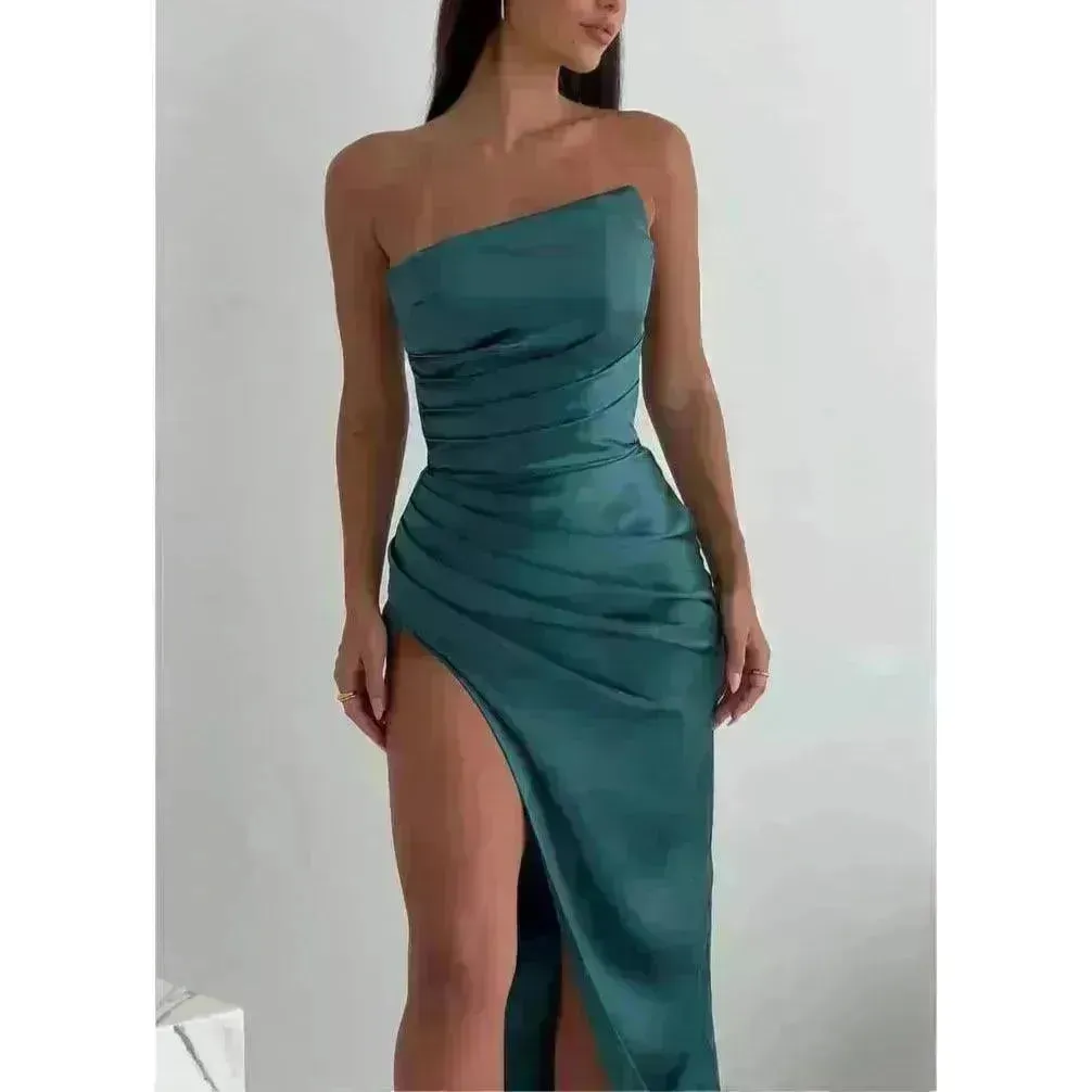 Women's Sleeveless Split Party Dress